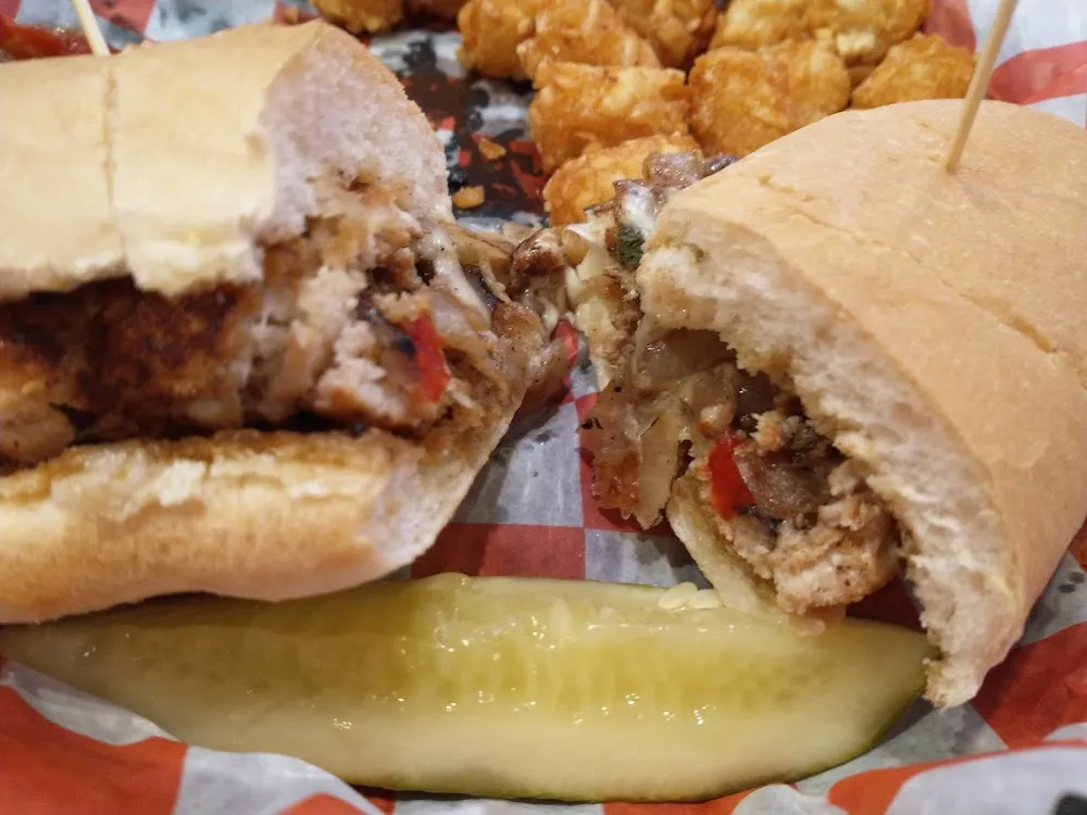 Philly Chicken with Tator Tots
